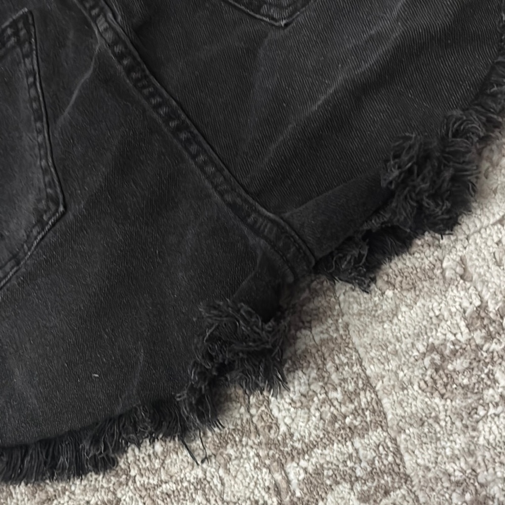 WILD FABLE Stylish Black Distressed Women Shorts - Picture 11 of 12
